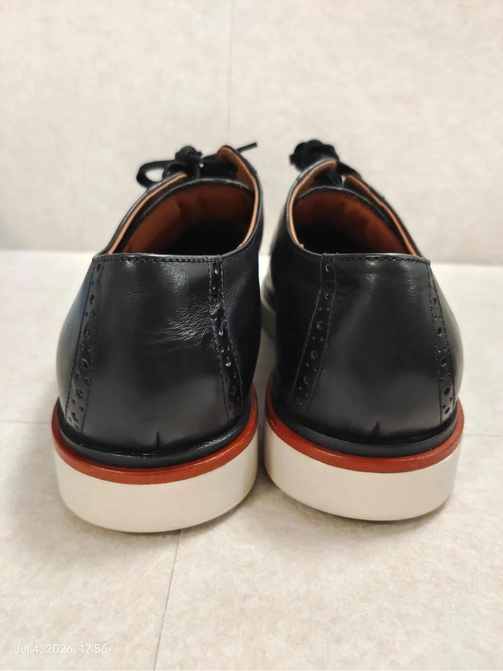 NWOB Allen Edmonds Caleb Hybrid Cap Toe Derby Oxford Shoes Men's Size 11D Black